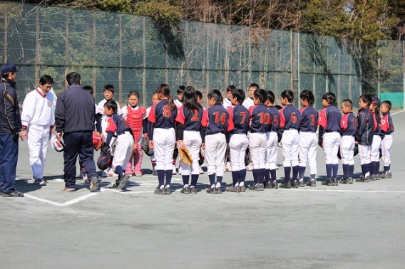 2014年2月23日　岡崎LL遠征練習試合